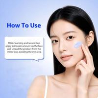 Crème hydratante pour le visage au peptide de cuivre bleu GHK-Cu Snap 0, marque privée