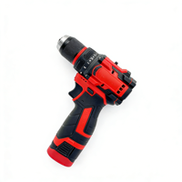 Perceuse électrique sans fil 16,8 V, mini perceuse à main sans balais avec lumière LED intégrée