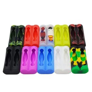 Wintai-tech çin 2 hücre 18650 pil tutucu kılıf özelleştirmek farklı Logo silikon renkler koruyucu kapak - Product Image 1