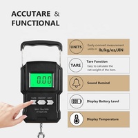 Pèse-Bagages Numérique pour Valises et Voyages, Balance de Pêche avec Mètre Ruban Intégré 75 KG/165 lb