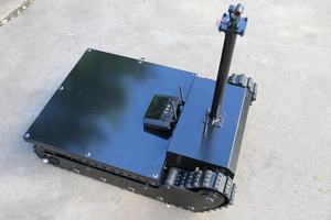 Vente en gros E-power 600kg 45 km/h Plate-forme plate électrique complète ATV Véhicule à chenilles Châssis de robot Construction de chenilles en caoutchouc - Product Image 5