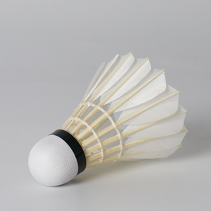 Volant de <span class=keywords><strong>badminton</strong></span> en plumes de canard de haute qualité, résistant aux chocs, durable et économique, idéal pour l'entraînement en club. - Product Image 2