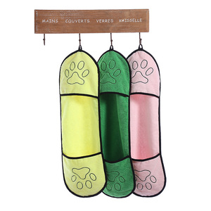 Serviettes de bain en microfibre corail de haute qualité pour chiens, séchage rapide, super absorbantes - Product Image 2