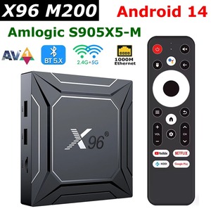 Latest X96M200 <strong>Android</strong> TV <strong>Box</strong> S905X5M Android14 WiFi TV <strong>Box</strong> with Quad Core Processor Web TV for X96 M200 - Product Image 2