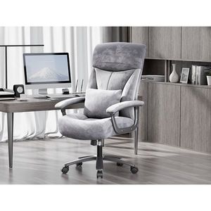 Sedia Direzionale XXL Premium con Comfort Ergonomico Grigio - Product Image 4