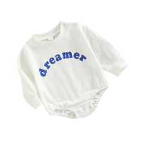Combinaison bébé personnalisée à col rond, manches longues, en coton, avec fermeture à boutons sur le bas, combinaison une pièce, sweat-shirt de Noël, combinaison pour nouveau-né