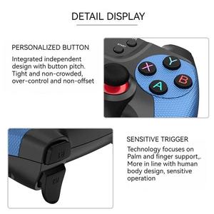 Console de jeu vidéo rétro portable pour deux joueurs, compatible TV, 4K HD 3D, manette sans fil, Plug & Play X2, bleue, classique - Product Image 2