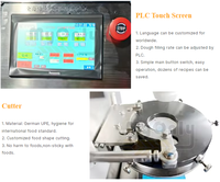 Nouvelle machine à farcir automatique Mooncake Maquina De Hacer Croquetas Petit Falafel Chine Croquette Extrudeuse Machine à biscuits farcis