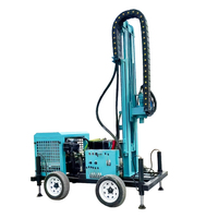 Foreuses hydrauliques portables bon marché de 100 m, 200 m, 300 m pour le forage de puits d'eau