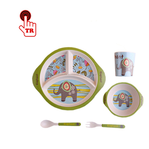 enfants ensembles <span class=keywords><strong>de</strong></span> <span class=keywords><strong>vaisselle</strong></span> en bambou enfants dîner ensemble avec tasse et cuillère Ensembles <span class=keywords><strong>de</strong></span> <span class=keywords><strong>vaisselle</strong></span> - Product Image 2