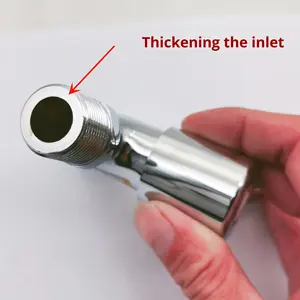 Desain Modern 1/2 inci kuningan baskom otomatis keran tunggal Dual buka cepat terbuka satu outlet antibocor pasokan air - Product Image 3