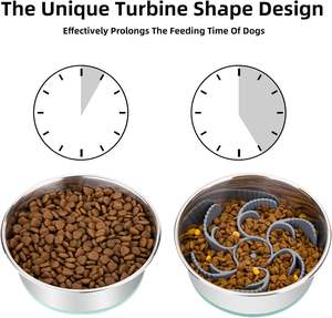2025 टिटूक हॉट सेल फ्रेंडली डॉग बाउल सुपर बीहड़ धीमी फूड कुत्ते ने 36 ऑक्टोपस सकर्स टर्बो डिजाइन सिलिकॉन भोजन - Product Image 6
