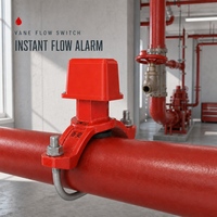 Indikator Aliran Air Tipe Saddle, Saklar Aliran Air Sprinkler, Alarm Perlindungan Kebakaran
