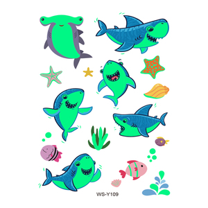 Tatuaggi per Bambini, Adesivi Impermeabili Luminosi che si Illuminano al Buio, Tatuaggi Temporanei Personalizzati - Product Image 1