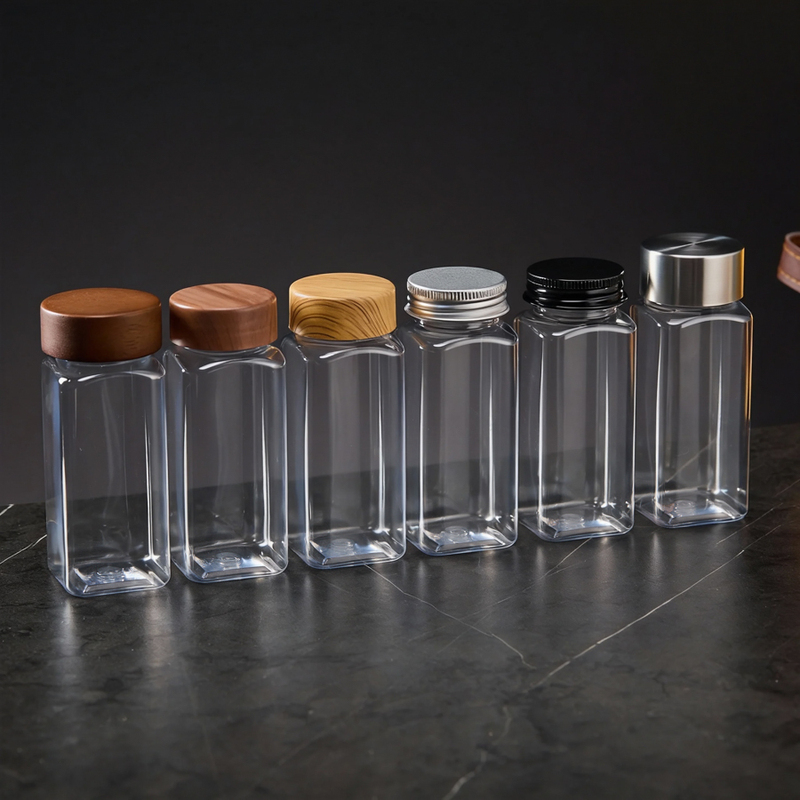 150ml Plastic Spice Jars with Cap