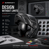 Nuevo Casco de Motocicleta Integral Abatible ECE 2206 ABS, Diseño Modular, Liberación Rápida, Ajustable para Todas las Estaciones
