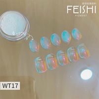 2025 Offre Spéciale outre-mer vernis à ongles Pigment Aurora poudre ongles fournitures Pigment caméléon couleur bonbon peinture à ongles Pigment poudre