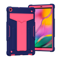 Anti-chute multicolore pour Samsung Galaxy Tab A7 10.4 "T500 T505 3 en 1 Kids With Kickstand Drop Shock Proof Cover Tablet PC