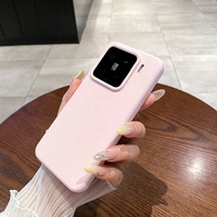 Coque de protection antichoc en silicone liquide tendance pour Xiaomi Series Pro avec protection d'appareil photo