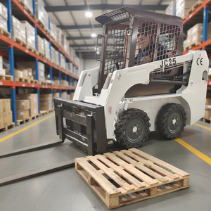 لودر انزلاقي التوجيه HIAJU JC25 من كوبوتا بسعة 380 كجم وسرعة 9 كم/ساعة وارتفاع تفريغ 2000 مم مع ملحقات حفار خلفي - عرض ساخن - Product Image 5