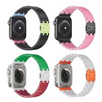 Neu Eingetroffenes Uhrenarmband Verstellbares Biokeramik-Band Langlebiger Ersatz-Armreif Kompatibel mit Apple S12 AP Ultra3 Uhr