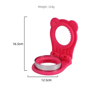 Nuevo molde <span class=keywords><strong>de</strong></span> corte <span class=keywords><strong>de</strong></span> sándwich <span class=keywords><strong>de</strong></span> acero inoxidable, herramienta para hacer pan <span class=keywords><strong>de</strong></span> bolsillo para tostadas, sándwich redondo DIY para el hogar - Product Image 4