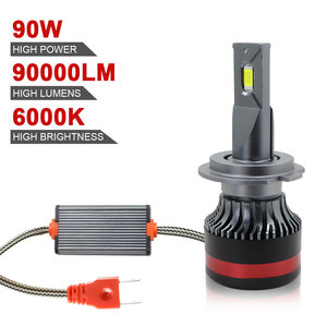 M8 Car <b>Led</b> <b>Headlights</b> H4 90W 90000LM High Power 6000K For Vehicle Lighting - Product Image 1