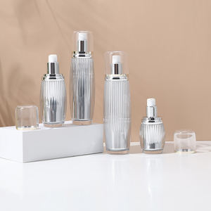 Botella de loción cosmética de plástico profesional Serie de patrones cepillados 15g 30g 50g 30ml 50ml 80ml 100mL Pulverizador de bomba para el cuidado de la piel - Product Image 2