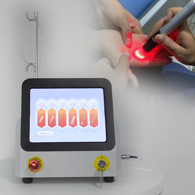Deep Tissue Class IV 980nm Laser Pain Relief Physiotherapy Device High Power 60W Laser Machine Physiotherapy Laser Therapy