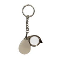 Mini Loupe Pliante Portable 10X avec Chaîne, Loupe de Poche Quotidienne, Outil en Verre, Cadeau Idéal