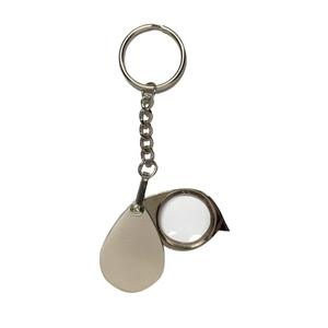 Mini Portable 10X pliant porte-clés loupe avec chaîne quotidienne main loupe verre outil Lupa cadeau - Product Image 5