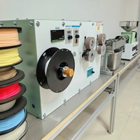 SJ15 Lab mini 3d filamen ekstruder/3d pencetak filamen membuat garis produksi (tidak termasuk laser)