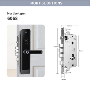 Peephole Camera Innscreen Smart Lock 7068 Video Remote Unlock Tuya WiFi 6068 5572 6085 Card Code Fingerprint Digital <strong>Door</strong> Lock - Product Image 6