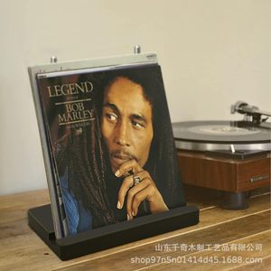 Wooden Desktop Vinyl <b>Record</b> Display Rack Cd Holder Tablet Phone <b>Stand</b> Storage Organizer Multipurpose For Home Office Use - Product Image 3