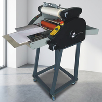 Machine à plastifier électrique automatique WD FM-380A A3, largeur de plastification 340 mm, 1100 W, économie d'énergie thermique, pour photos, cartes d'identité, PVC, cartons