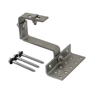 Universal Pitched Tile Roof Double Adjustable Solar Mount <b>Hook</b> for Residence PV Mount - Product Image 2