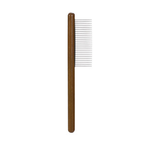 <b>Cat</b> Fine Tooth <b>Comb</b> Steel Detangling <b>For</b> Short Haired Dogs And <b>Cats</b> Grooming Tool - Product Image 1