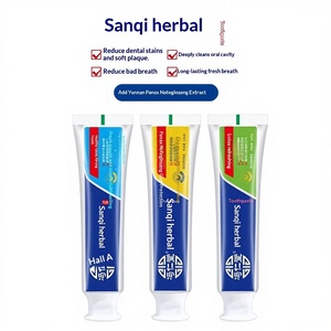 Pasta Dental Infantil Feng Ren Tang con Extracto Herbal de Panax Notoginseng, Sin Flúor, Reduce las Manchas Dentales y la Placa, Refresca el <span class=keywords><strong>Aliento</strong></span> - Product Image 5