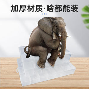 Transparent Multi-Compartment Plastic <b>Tool</b> Box for Storing Electronic Components <b>Small</b> Screws Accessories & <b>Tools</b> Sample <b>Boxes</b> - Product Image 5