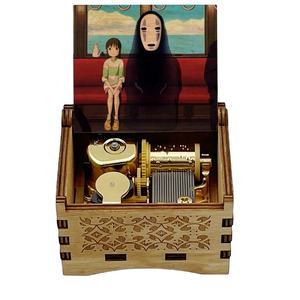 Carillon Automatico di Spirited Away, Scatola Musicale <span class=keywords><strong>in</strong></span> Legno con Melodia 'Always With <span class=keywords><strong>Me</strong></span>', Giocattolo a Molla per Bambine, Regalo di Compleanno, Decorazione per la Casa - Product Image 1