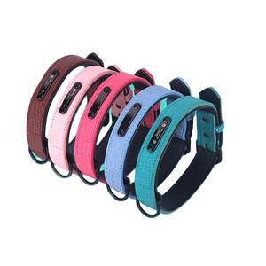 Wholesale Adjustable PU <span class=keywords><strong>Dog</strong></span> <span class=keywords><strong>Collar</strong></span> Custom Logo und ID Pet <span class=keywords><strong>Collar</strong></span> - Product Image 1