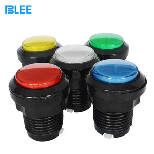 สวิตช์ปุ่มกลม Blee ขนาด 33 มม. แบบมีไฟ สำหรับเครื่องเล่นเกมส์ ผลิตตามสั่ง - Product Image 1