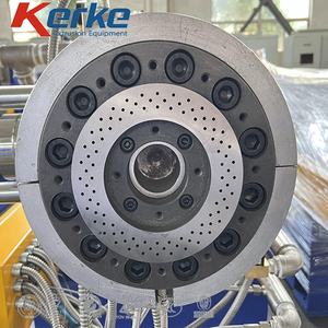 PLC Pe hewan peliharaan plastik ekstruder Die Cutting kepala mesin ekstrusi plastik aksesoris mesin ekstruder sekrup barel - Product Image 3