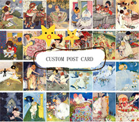 Kit de collage de cartes postales personnalisées 4x6 5x7, décoration murale, autocollants muraux, affiche photo, kit de collage de cartes postales brillantes