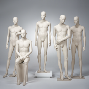 Penjualan terlaris manekin pria kelas atas serat kaca seluruh tubuh dengan Matte selesai realistis warna kulit pajangan jendela Dummy - Product Image 1