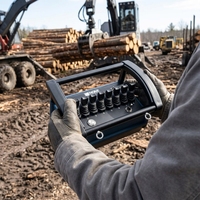 Control Remoto Inalámbrico Confiable de 8 Ejes para Maquinaria Forestal y de Construcción Hidráulica