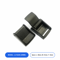 Attache à pression en plastique pour bagages 32 mm, boucle durable et écologique