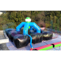 Jeux de labyrinthe gonflables interactifs de grande taille pour fêtes de carnaval en plein air, pour adultes, en vinyle, certifiés CE, arène de laser game