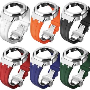 Boîtier en acier inoxydable avec bracelet en caoutchouc noir or argent or rose ensemble pour GA2100 GA2110 pièces de montre <span class=keywords><strong>CASIOak</strong></span> kits mod - Product Image 4