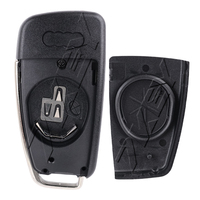 Carcasa de Llave con Control Remoto para Audi A1 A3 TT S1 S3 Q3 TTS 2005+, Incluye Llave de Repuesto
